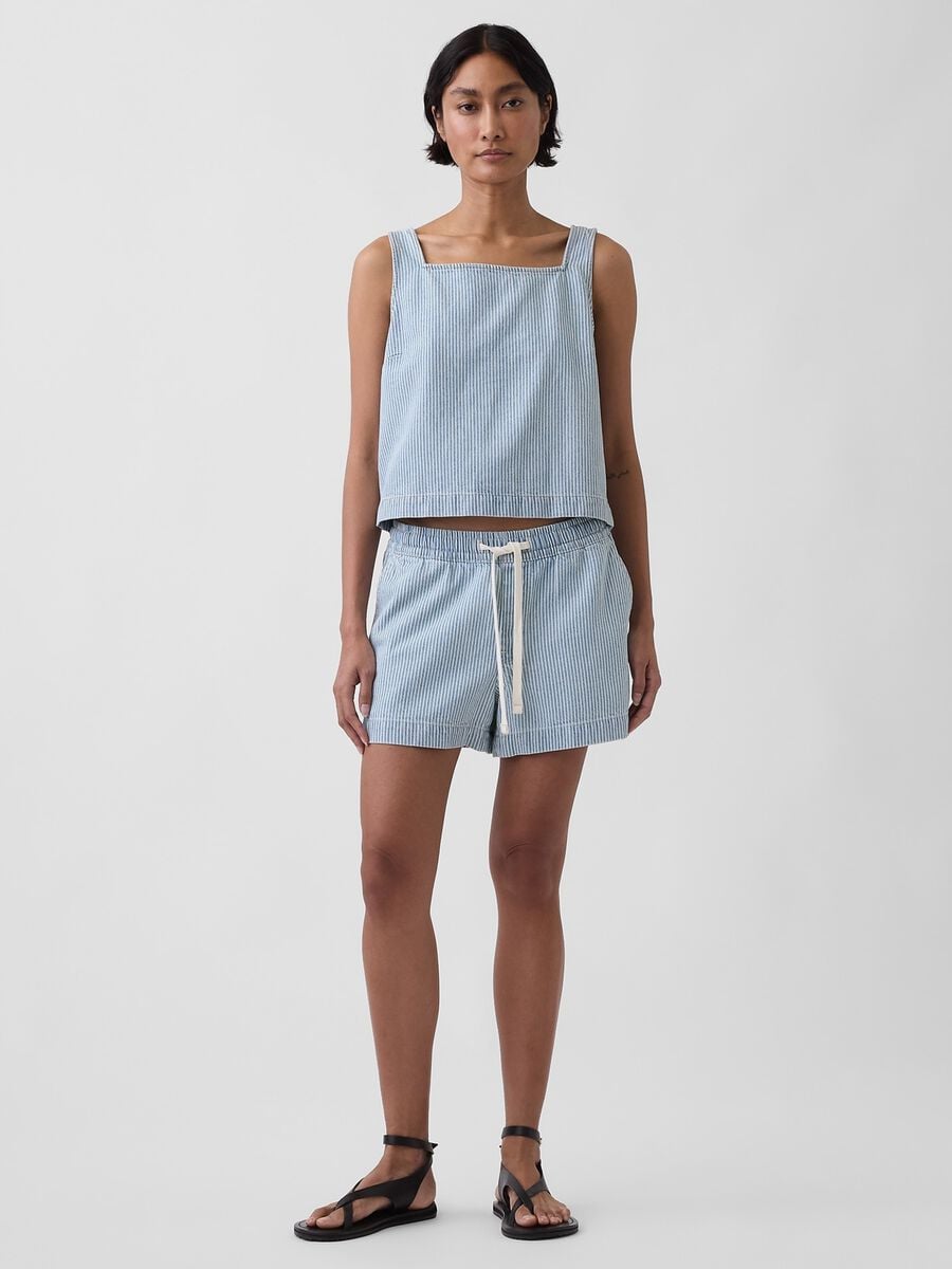 Shorts in misto cotone Donna_0