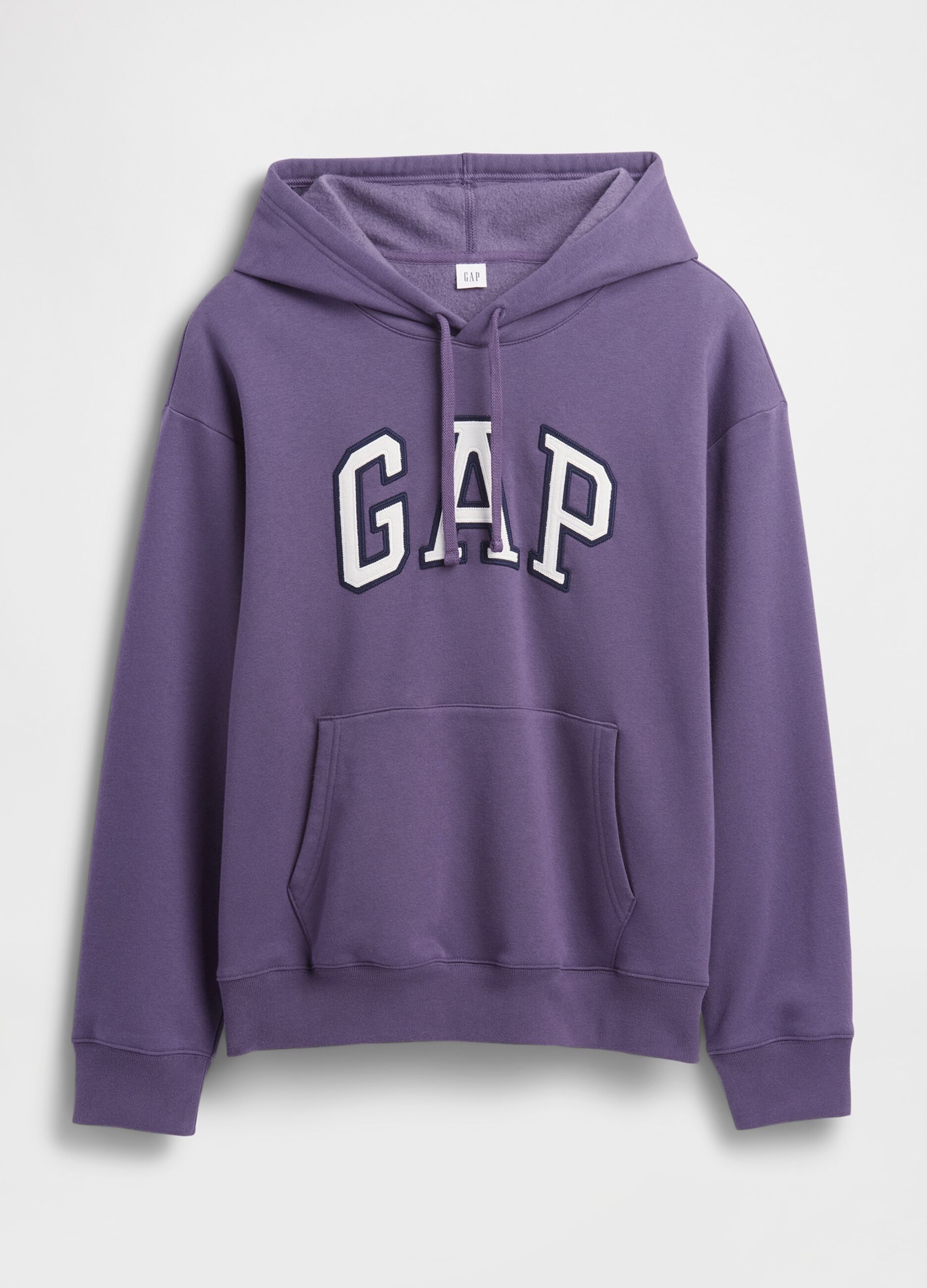 Felpa viola con cappuccio