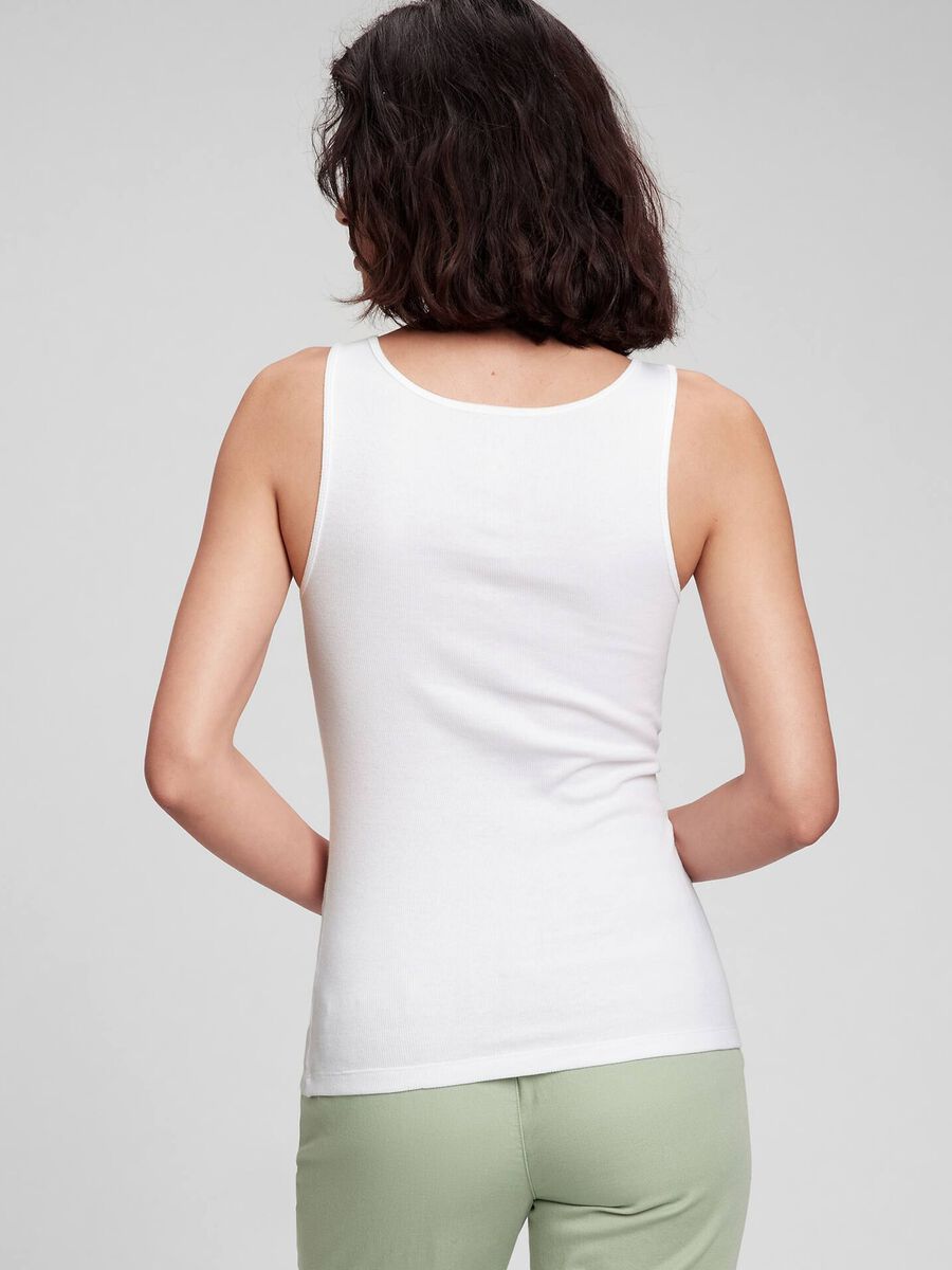 Bipack tank top a costine sottili Donna_2