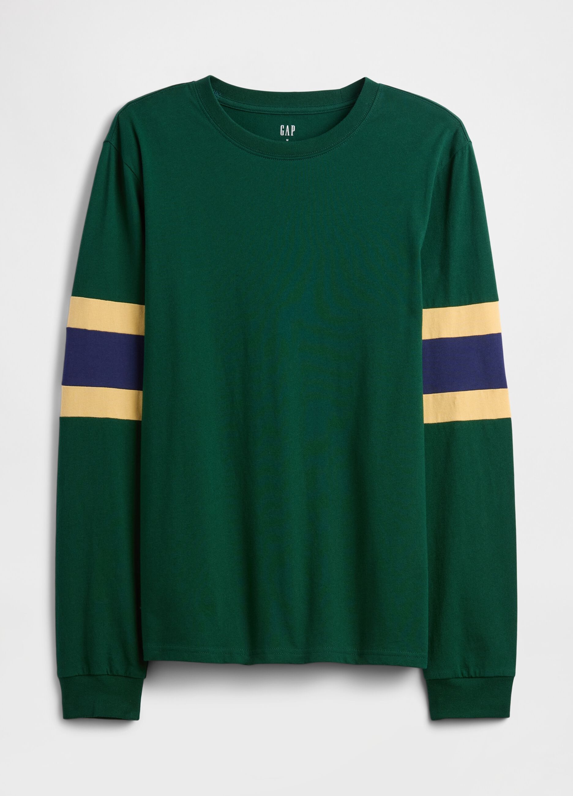 Maglia verde a maniche lunghe in cotone_3