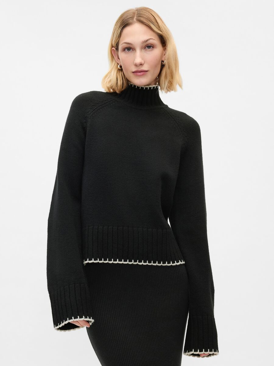 Pullover with high neck Woman_0