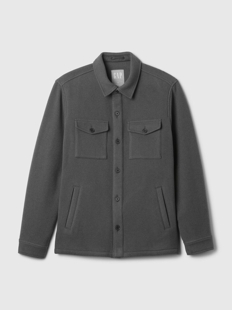 Shacket utility in misto lana Uomo_3