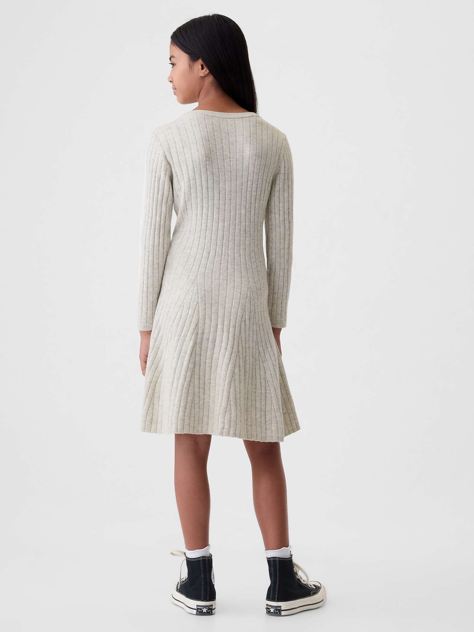 Vestito in maglia a coste piatte_1