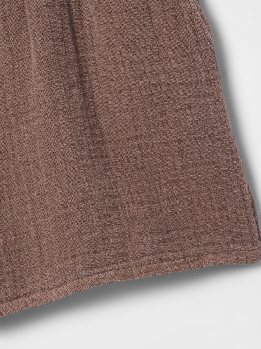 Completo estivo marrone in tessuto misto Donna_7