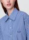 Camicia in puro cotone multicolor oversize_3