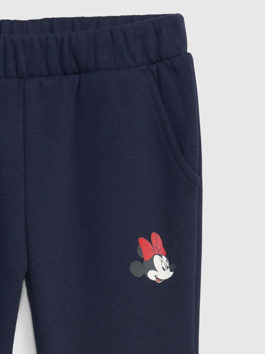 Flare-fit joggers in fleece with Disney Minnie Mouse print Newborn Boy_2