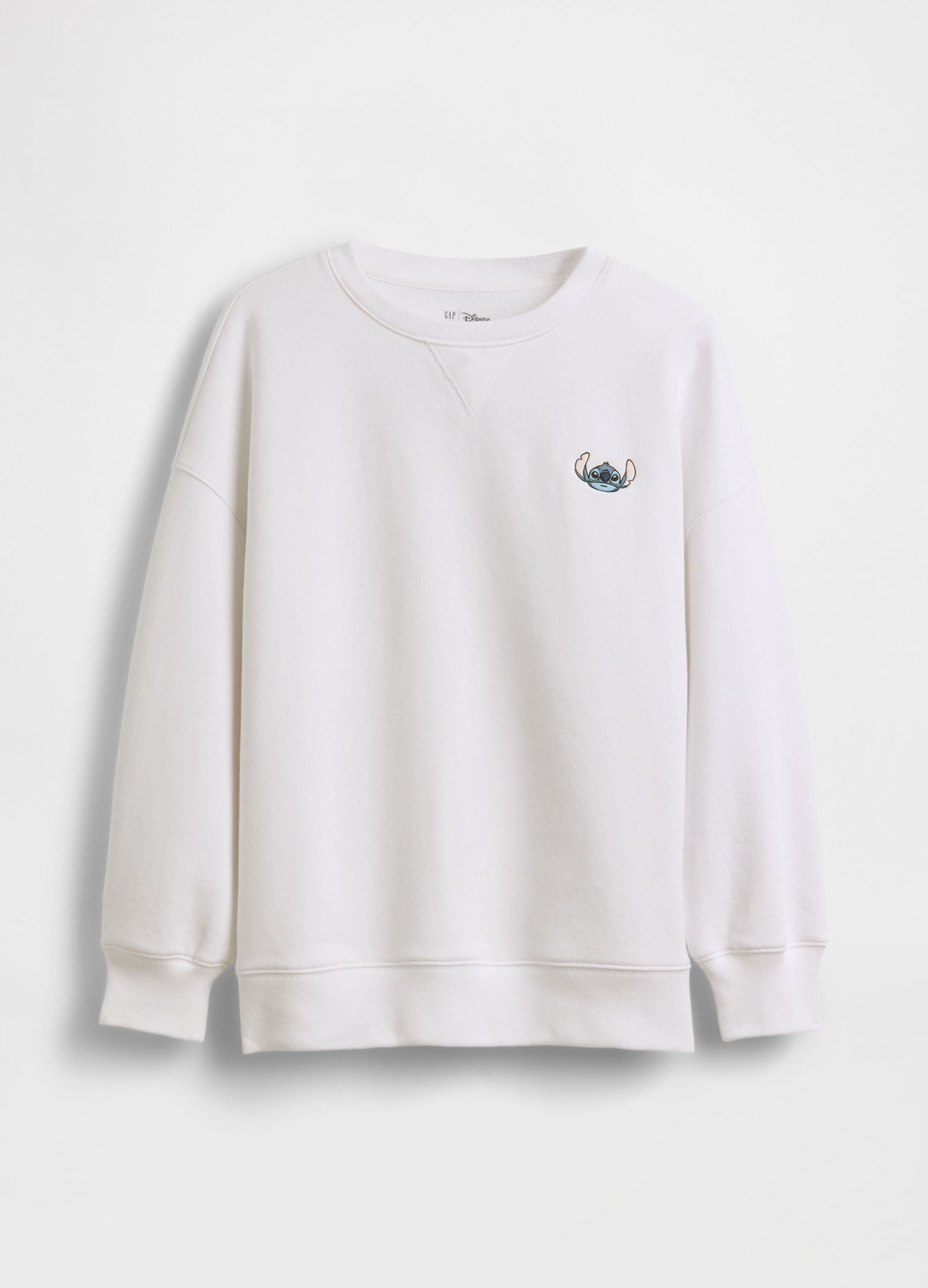 Felpa Stitch Disney girocollo in misto cotone