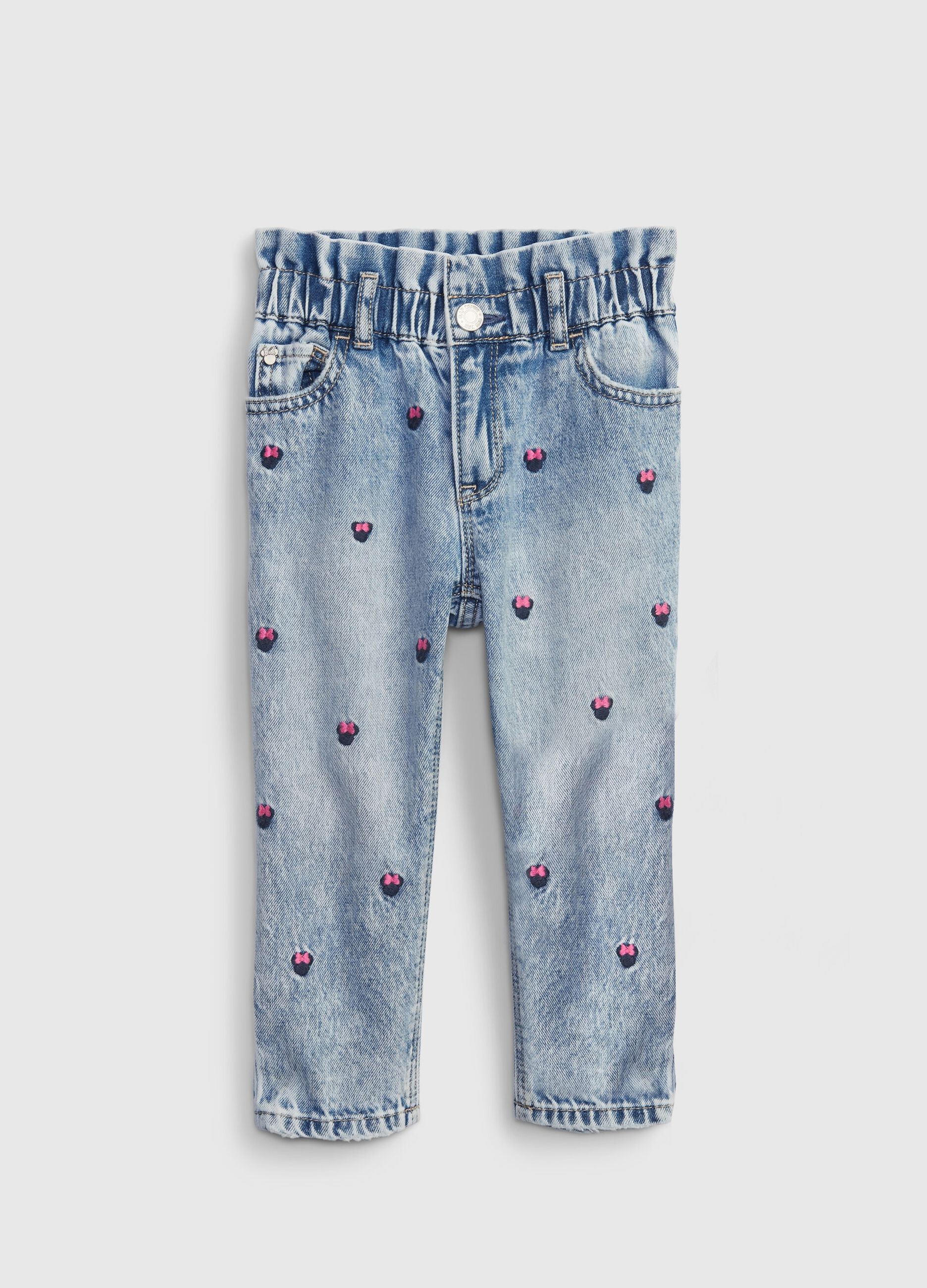 Jeans con ricami Disney Baby Minnie_0