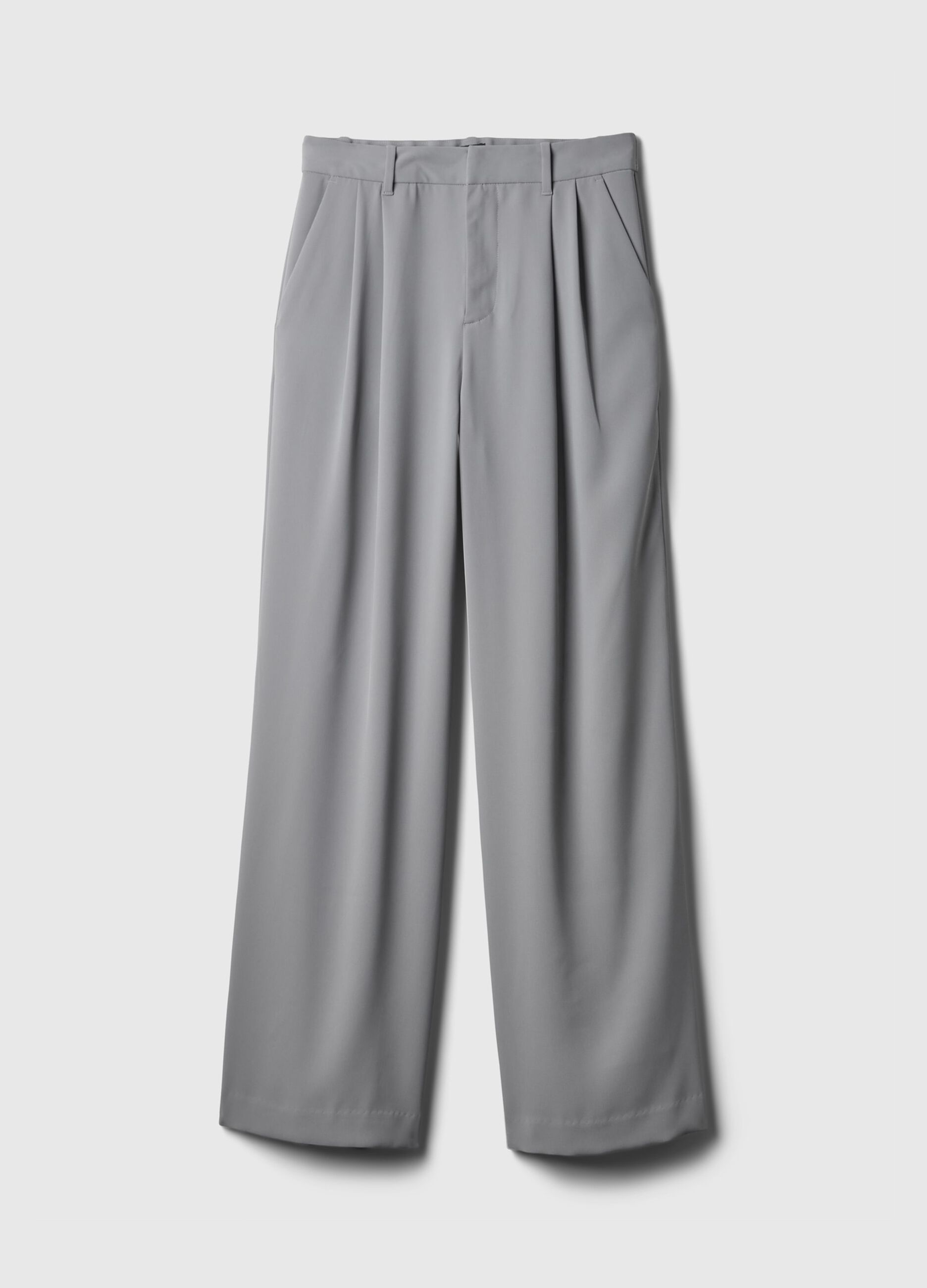 Pantalone wide leg vita alta con pinces_5