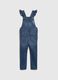 Skinny-fit dungarees in denim with ruffles_1