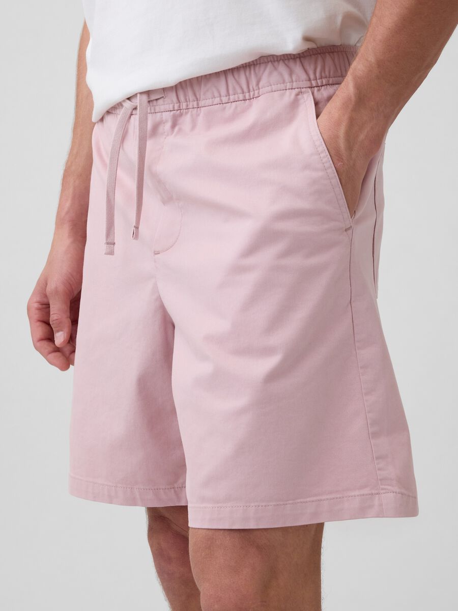 Stretch cotton shorts Man_3