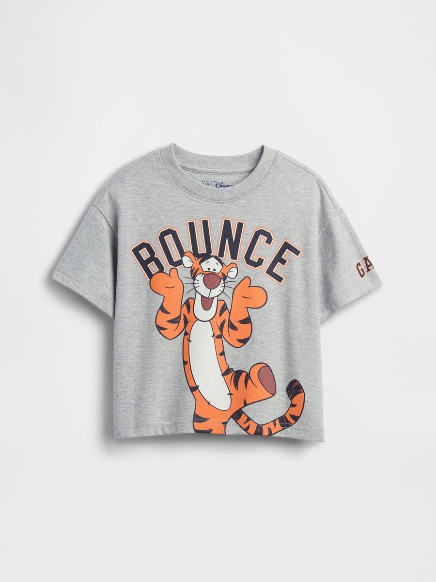 T-shirt Tigro Disney a maniche corte in puro cotone con logo GAP Bimbo_1