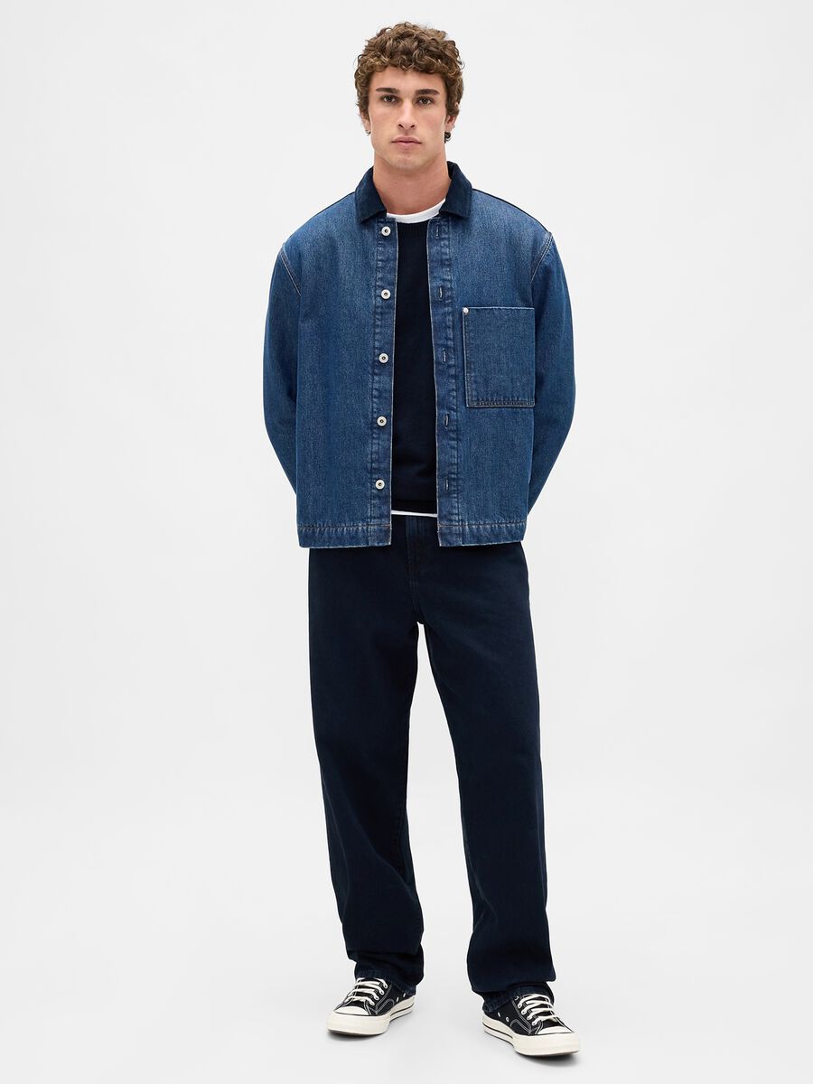 Maglione in misto cotone Uomo_0