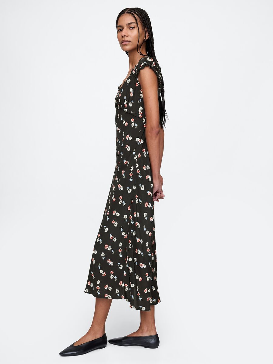 Abito smanicato fantasia floreale  Donna_2