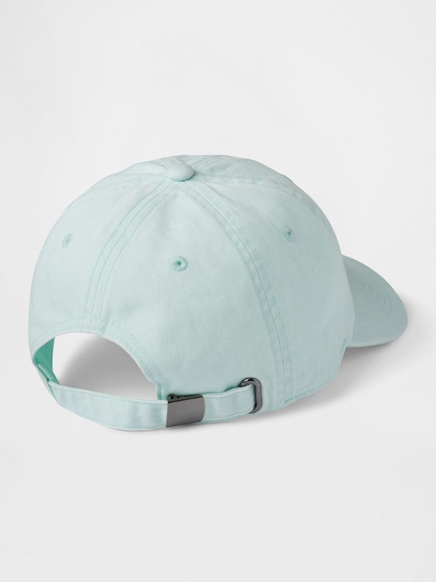 Cappello da baseball azzurro in cotone Uomo_1