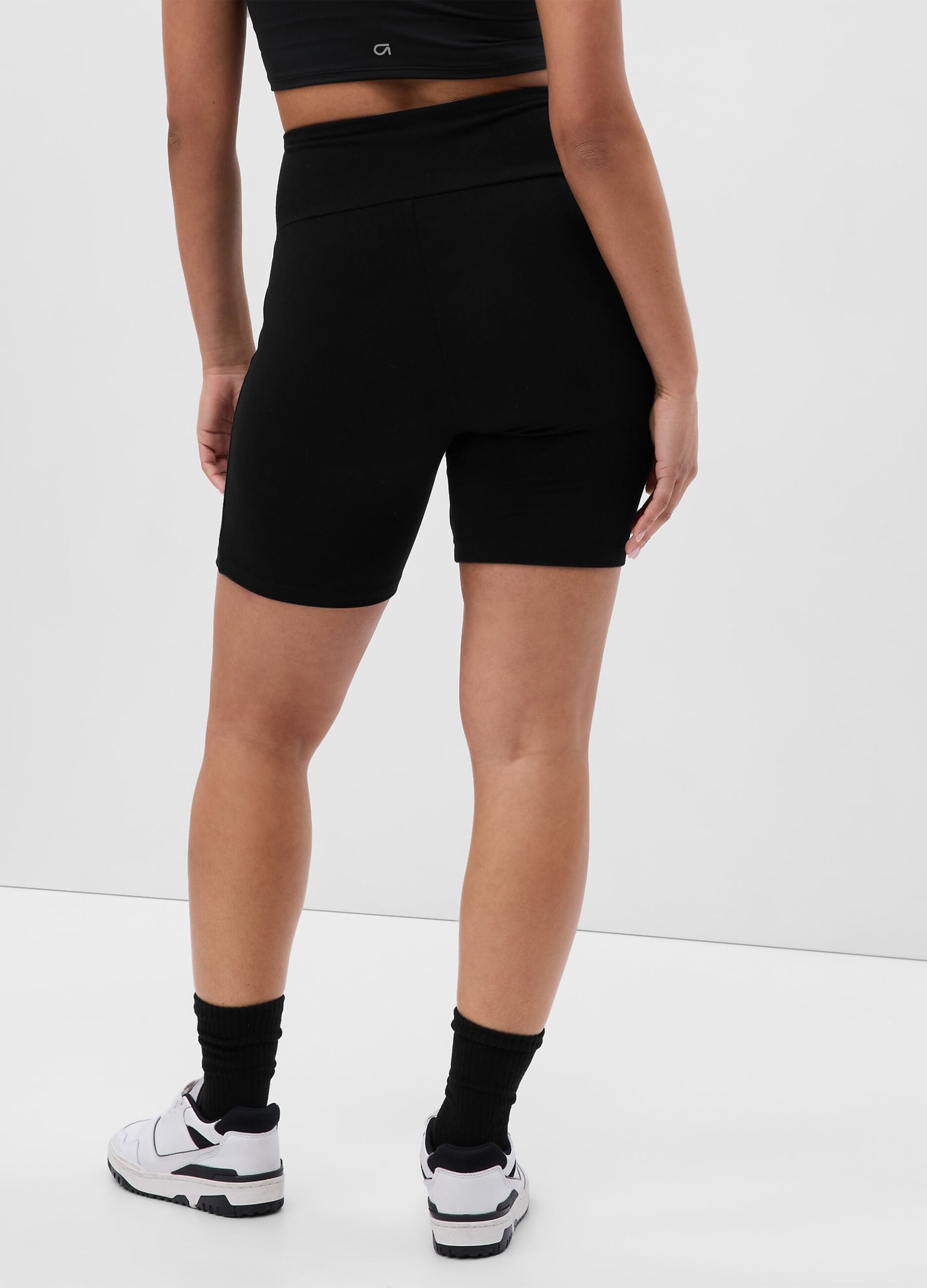 Two-pack cycling shorts in stretch cotton_5