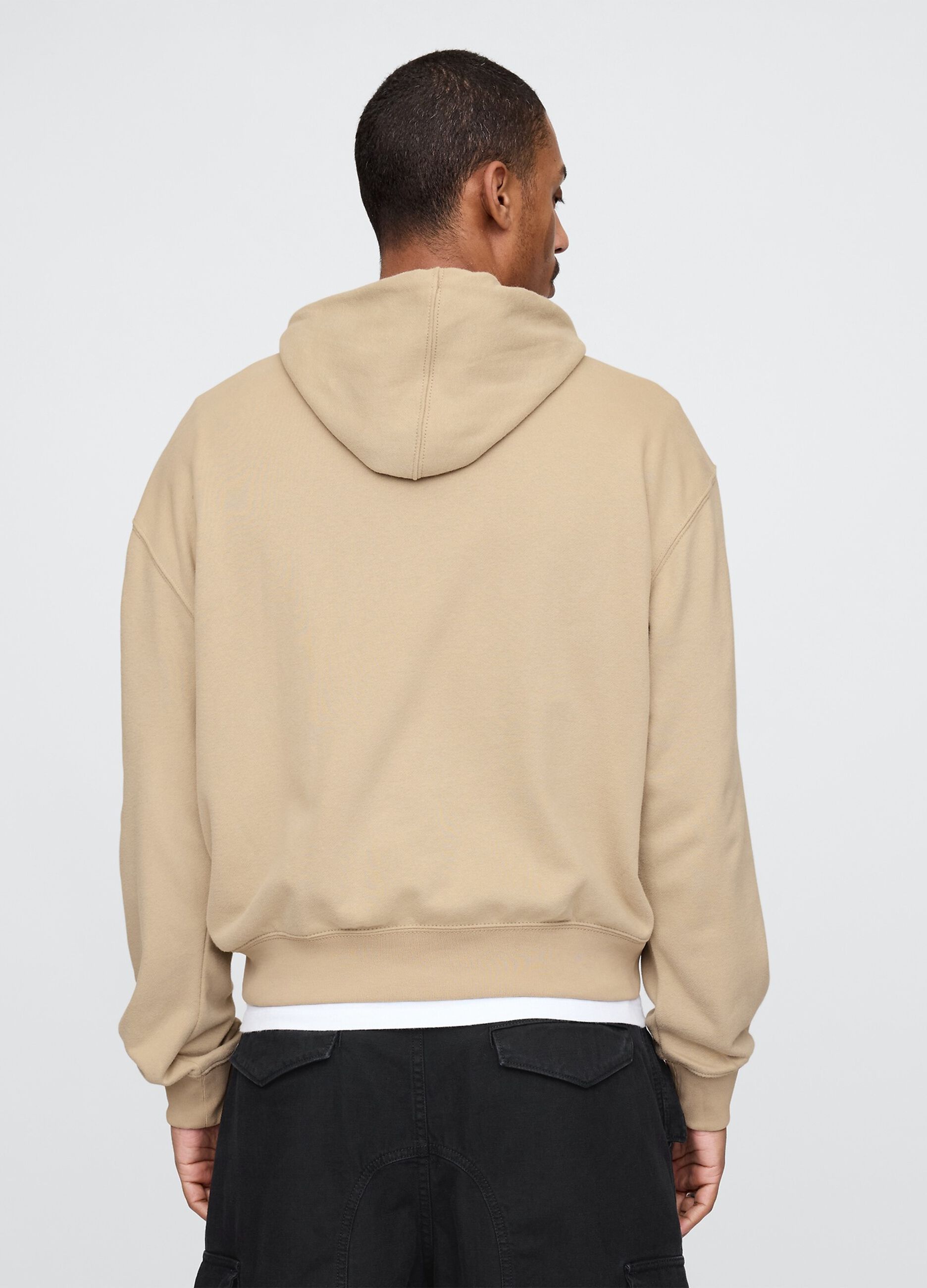 Felpa beige con cappuccio Gap_2