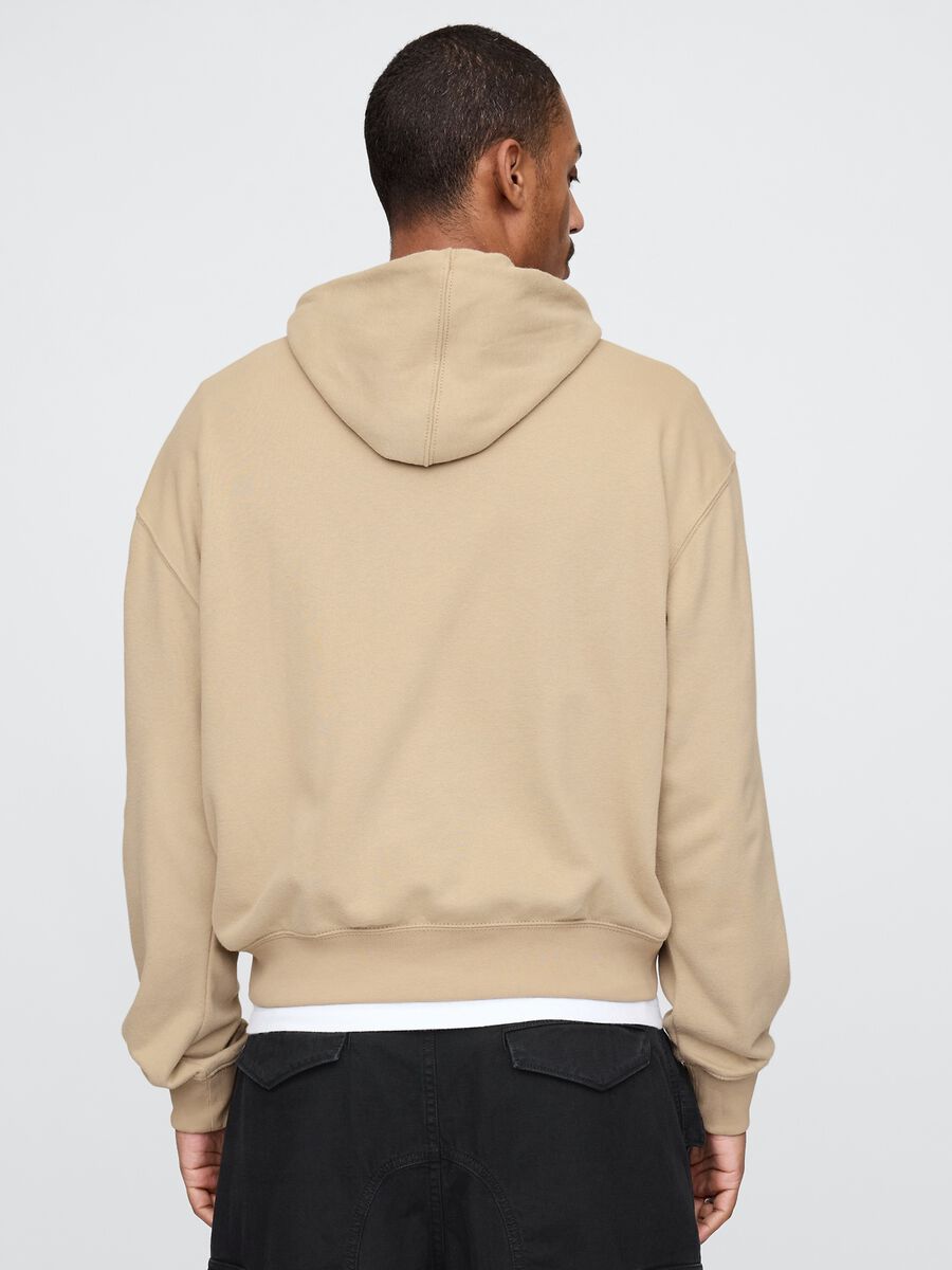 Felpa beige con cappuccio Gap Uomo_2