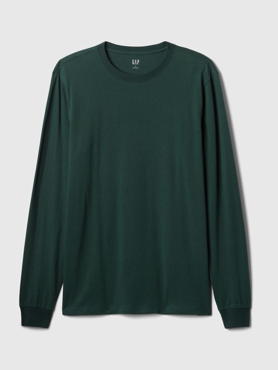 T-shirt a maniche lunghe in cotone Uomo_3