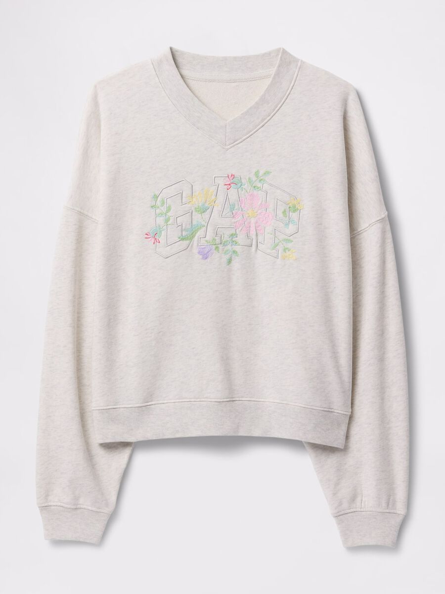 Gap Floral Embroidered Sweatshirt Woman_4