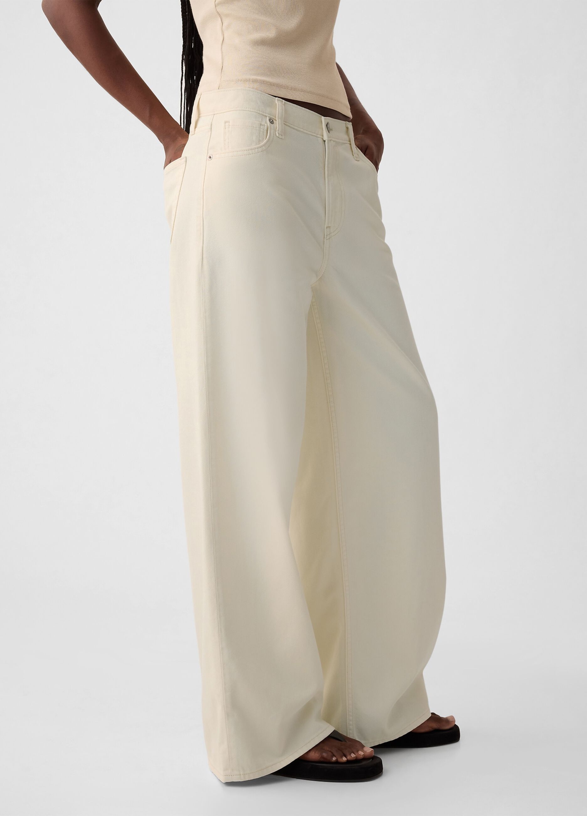 Lyocell and Cotton Trousers