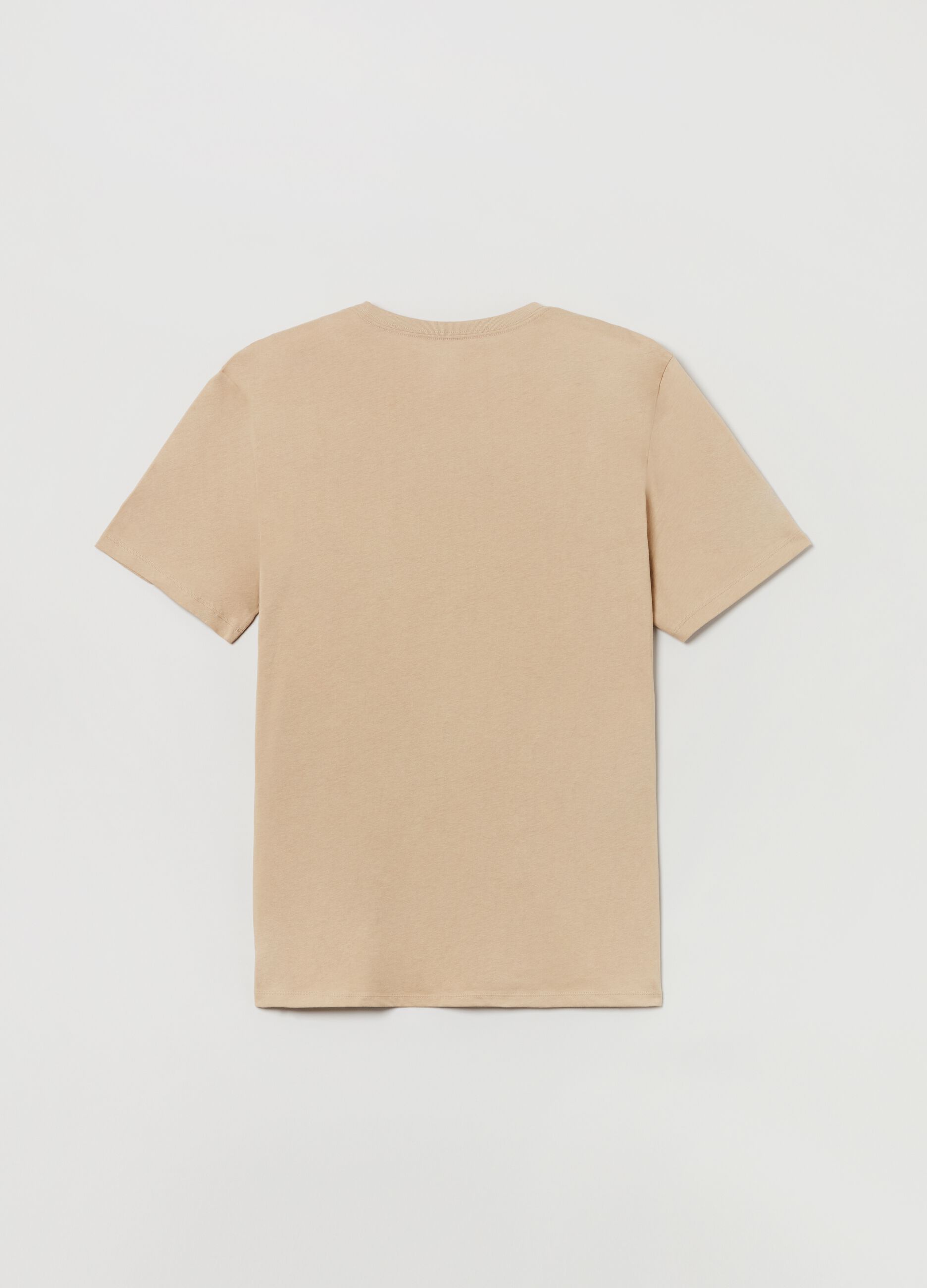 T-shirt in cotone con ricamo logo_1