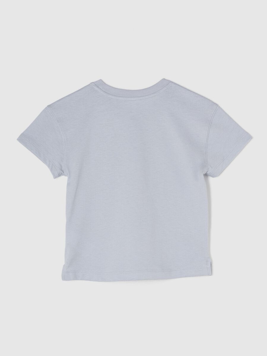 T-shirt in cotone con tasca e stampa orsetto Bimbo_1