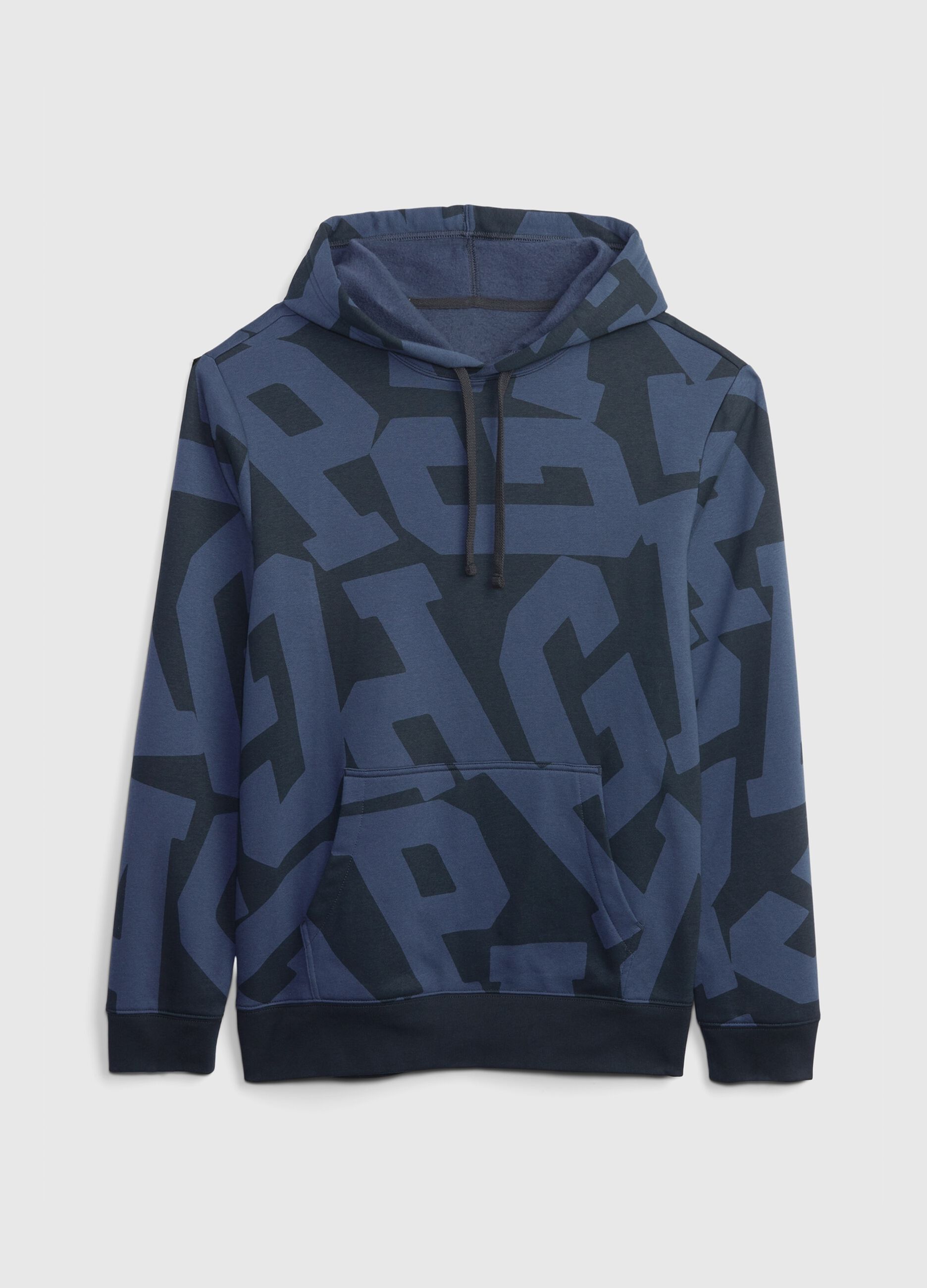 Sweatshirt with hood and all-over print_2