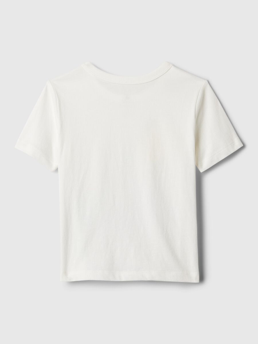Cotton T-shirt with dinosaurs print Newborn Boy_1