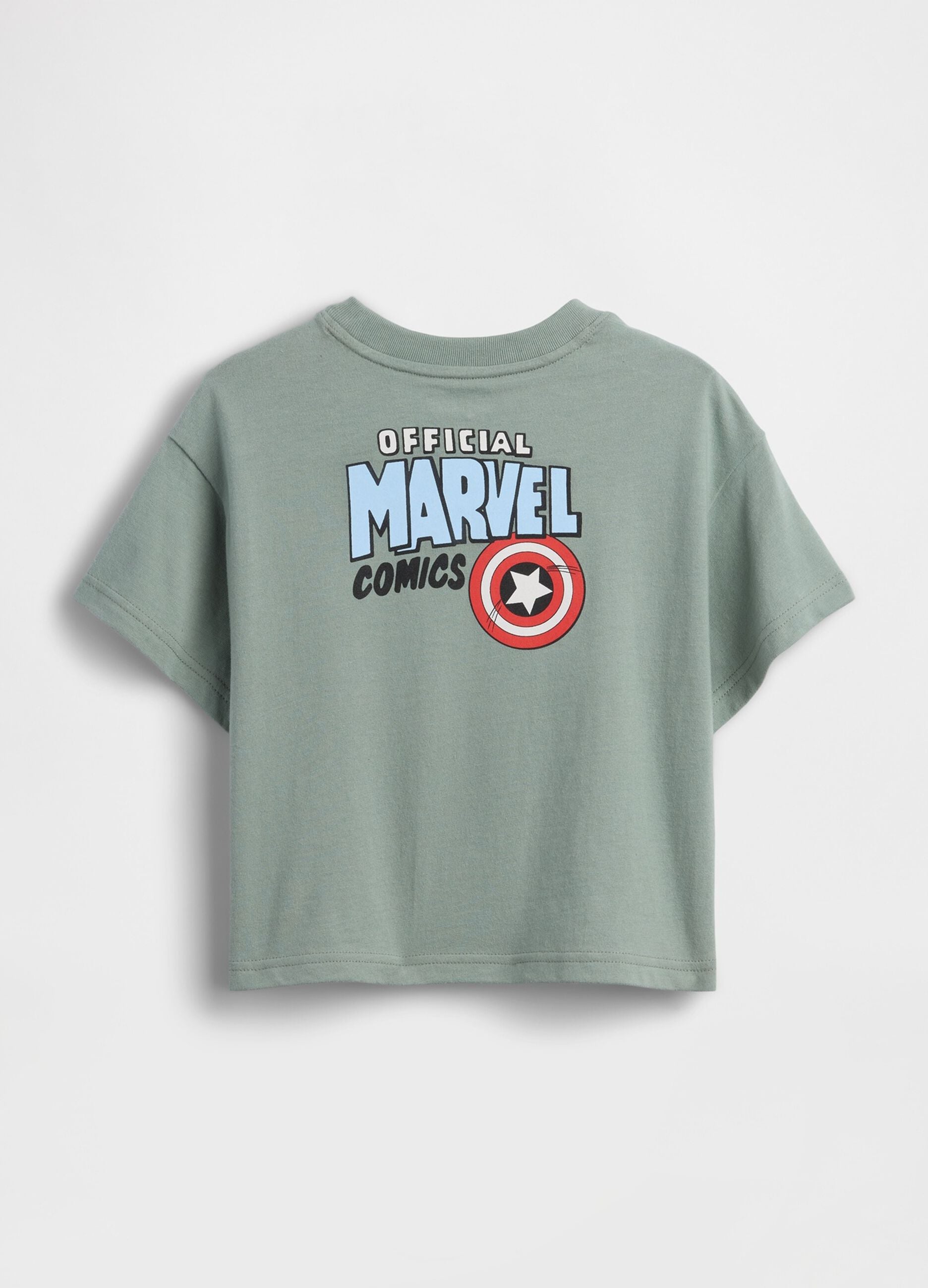T-shirt Captain America Marvel a maniche corte in puro cotone