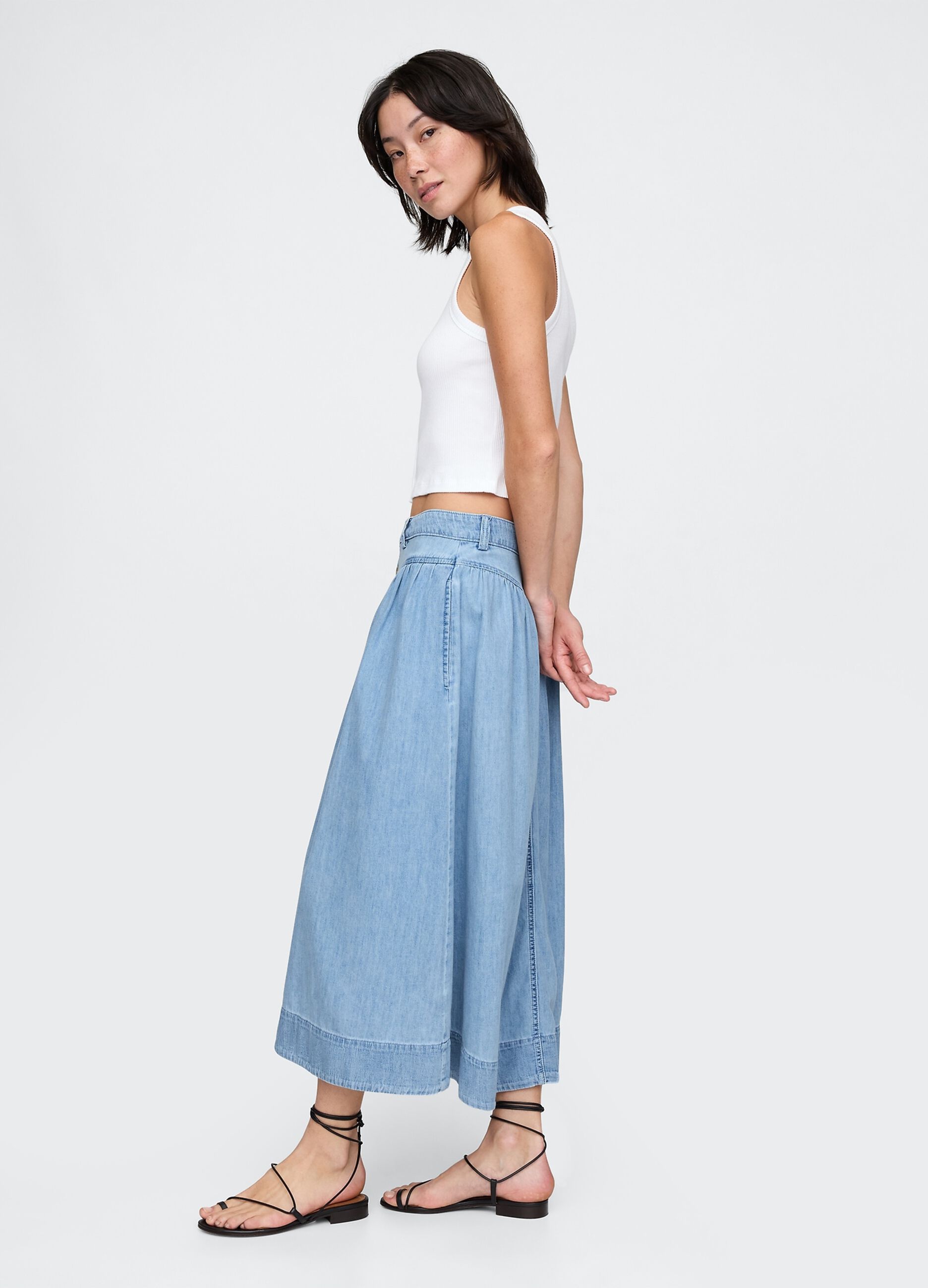 Gonna lunga in denim_1