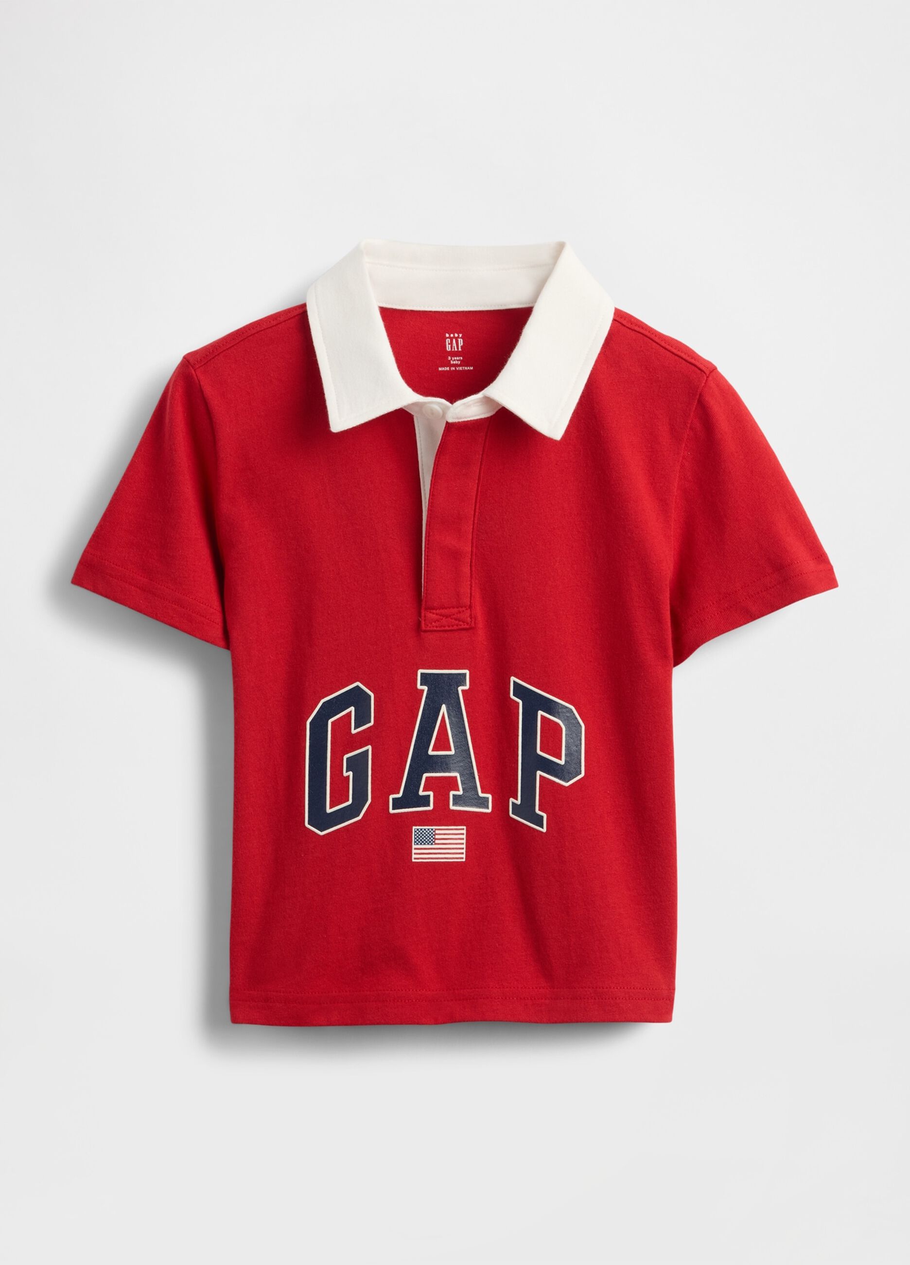 T-shirt rossa a maniche corte in cotone