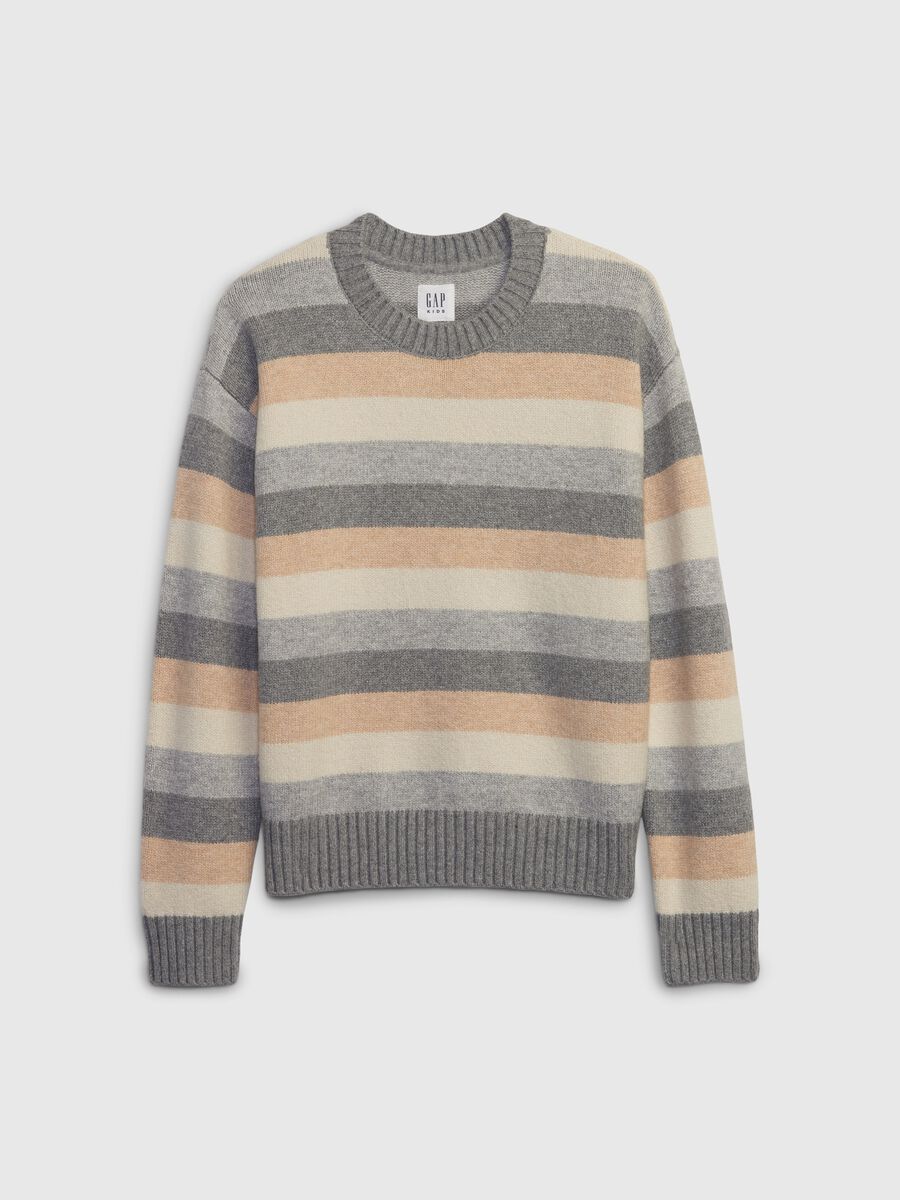 Striped crew neck pullover Boy_0