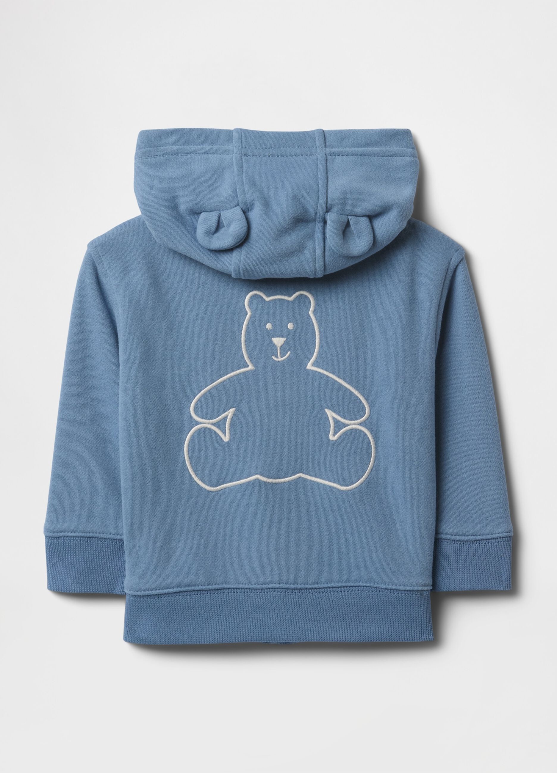 Felpa blu con cappuccio e orecchie GAP Kids_1