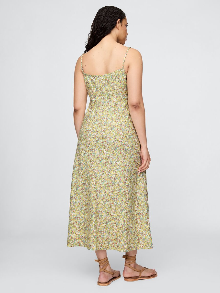 Abito lungo a fiori multicolor Woman_4