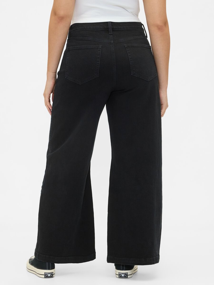 Pantaloni wide leg Donna_5