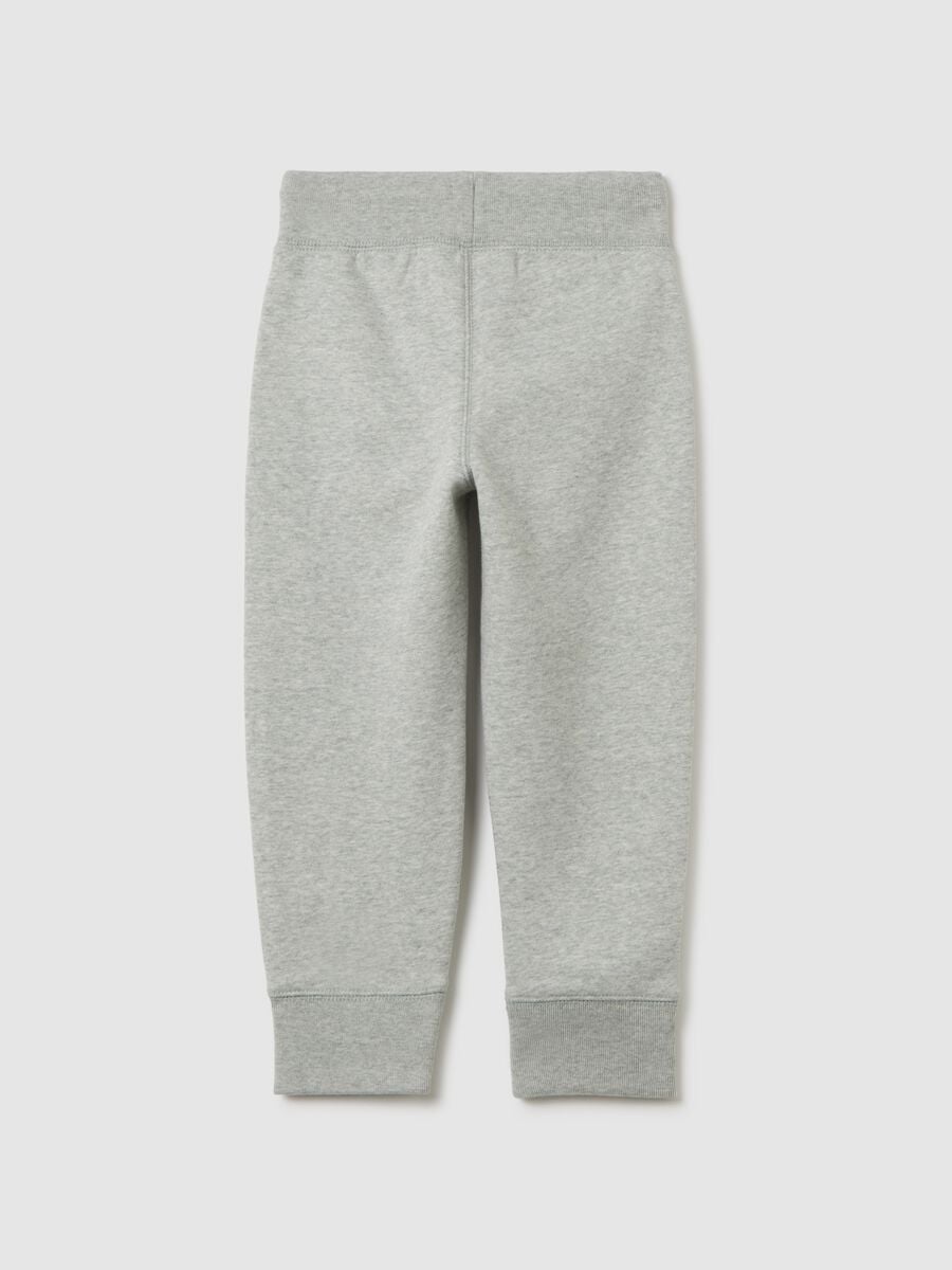 Joggers in felpa con ricamo logo Bambino_1