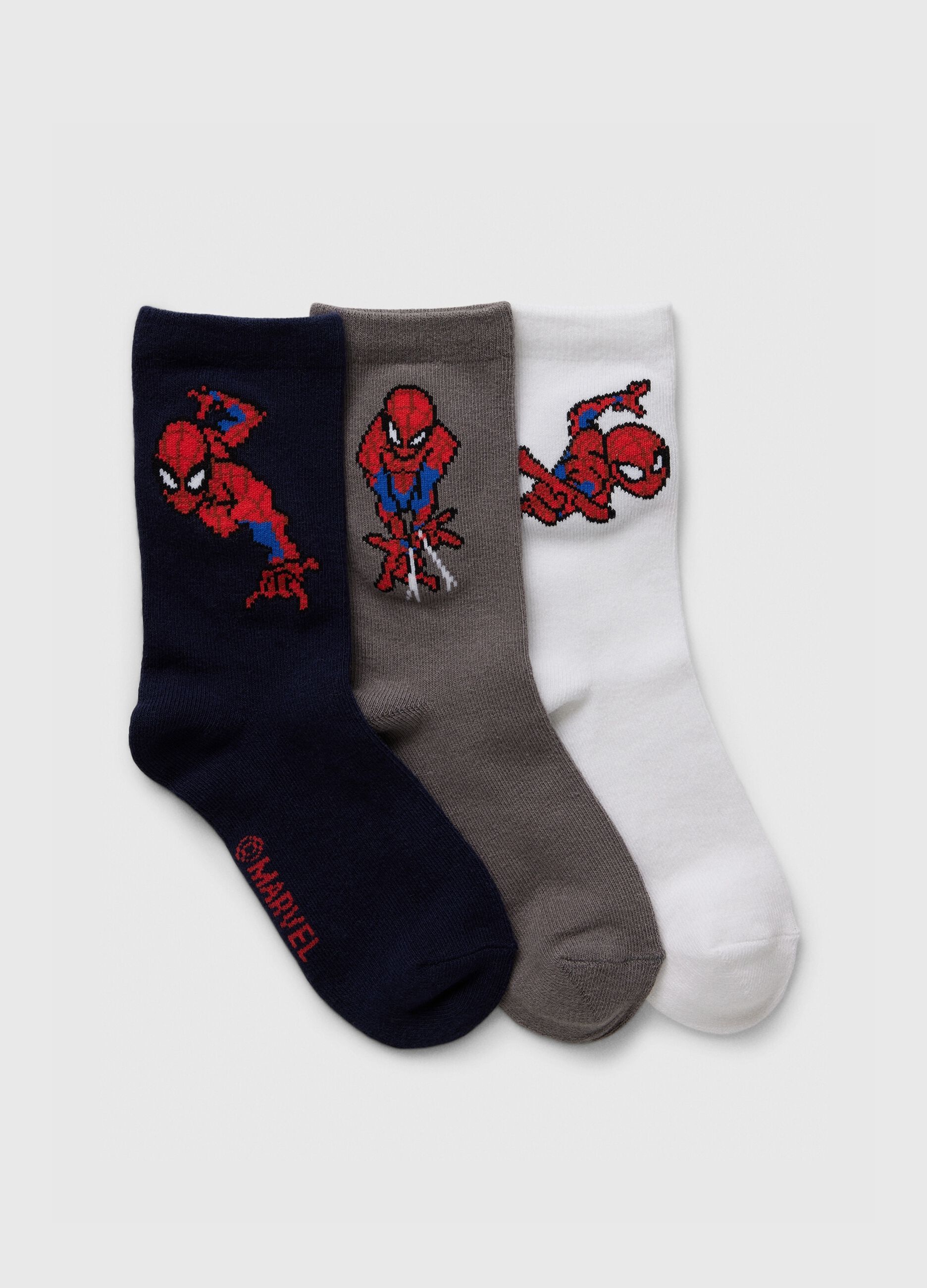 Tripack calze con disegno Spider-Man 