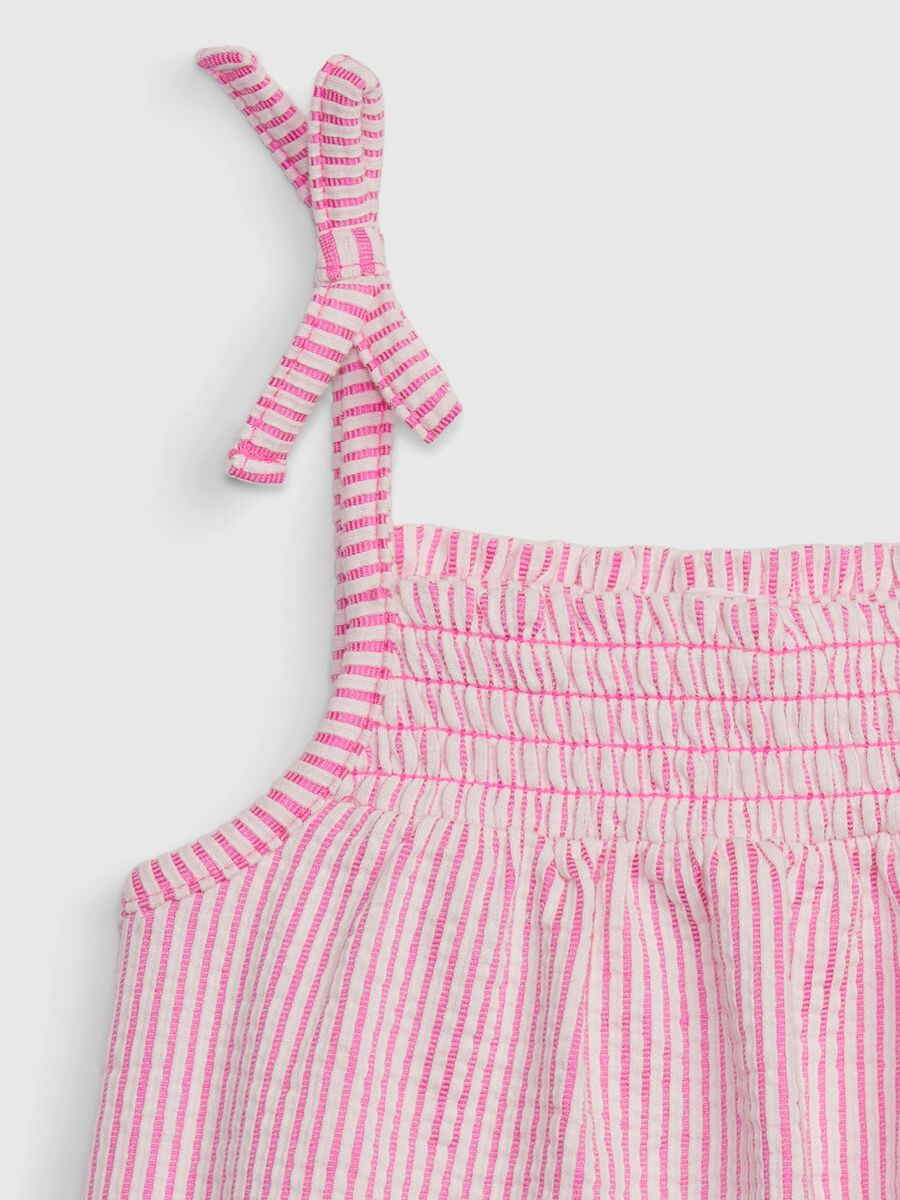 Ribbed tank top with striped pattern. Toddler Girl_2