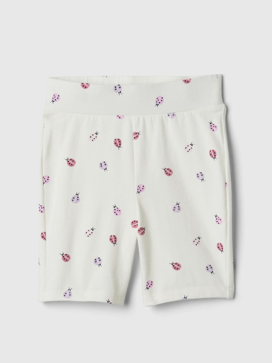 Shorts ciclista stampa coccinelle Bimba_0