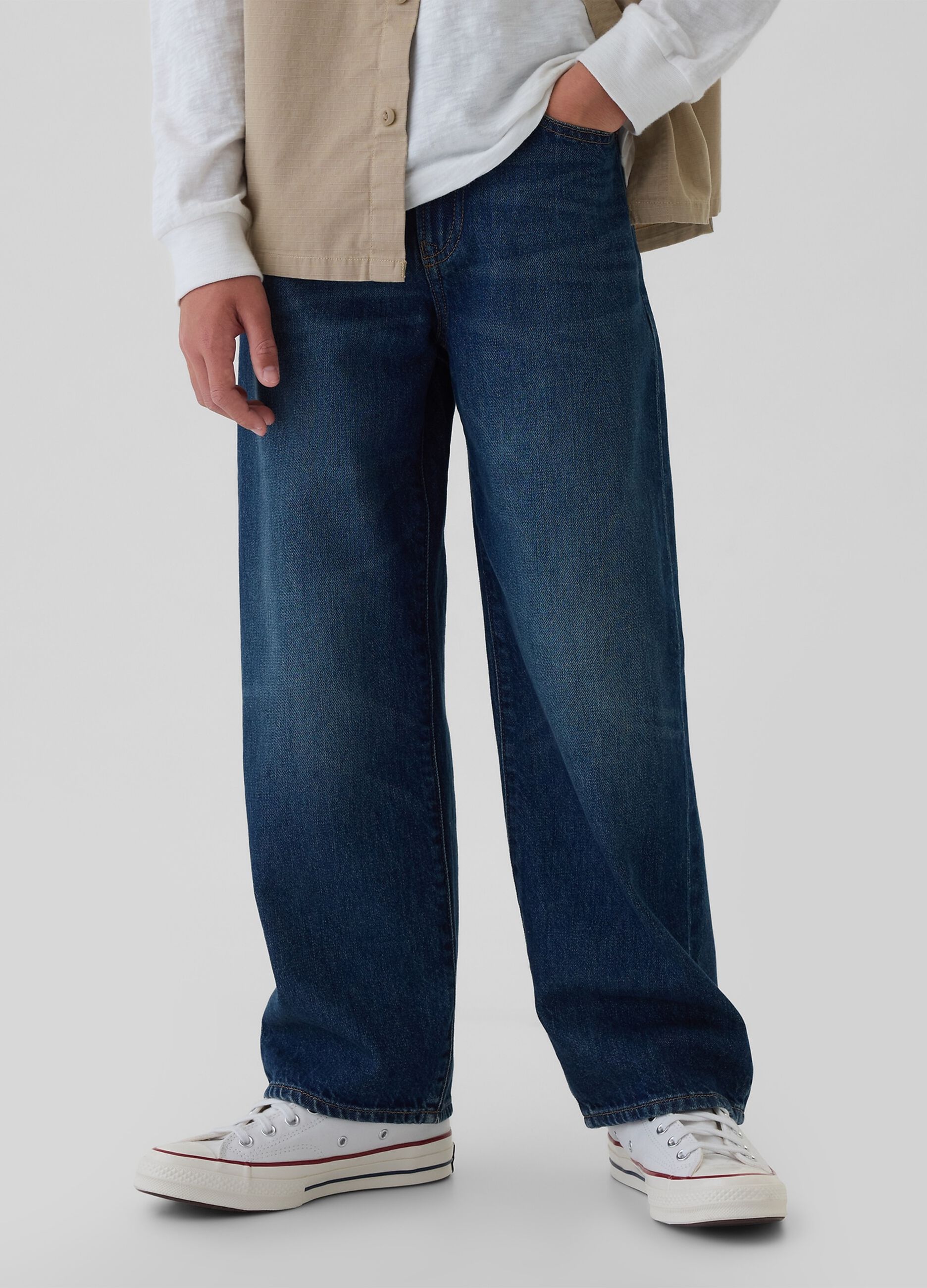 Jeans baggy fit cinque tasche_1