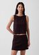 Tank top in misto lino_0