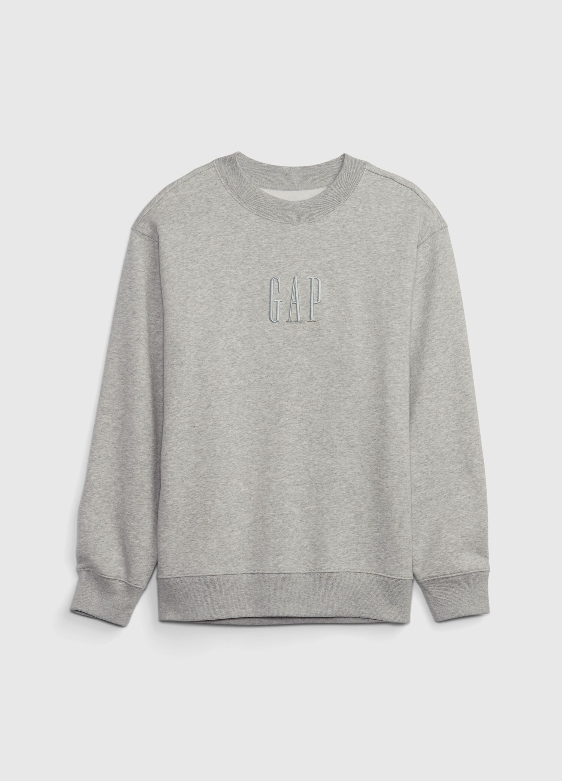 Boyfriend-fit sweatshirt with logo embroidery_5