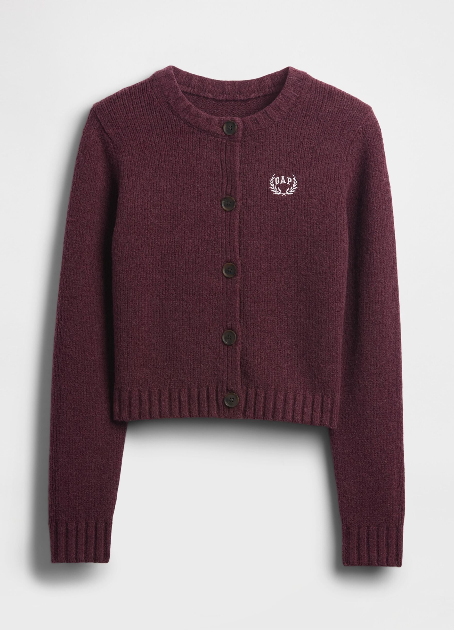 Cardigan viola per bambina in misto cotone_3