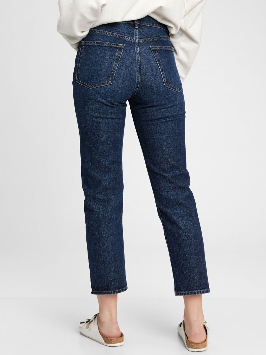 Straight-fit, high-rise jeans Woman_3