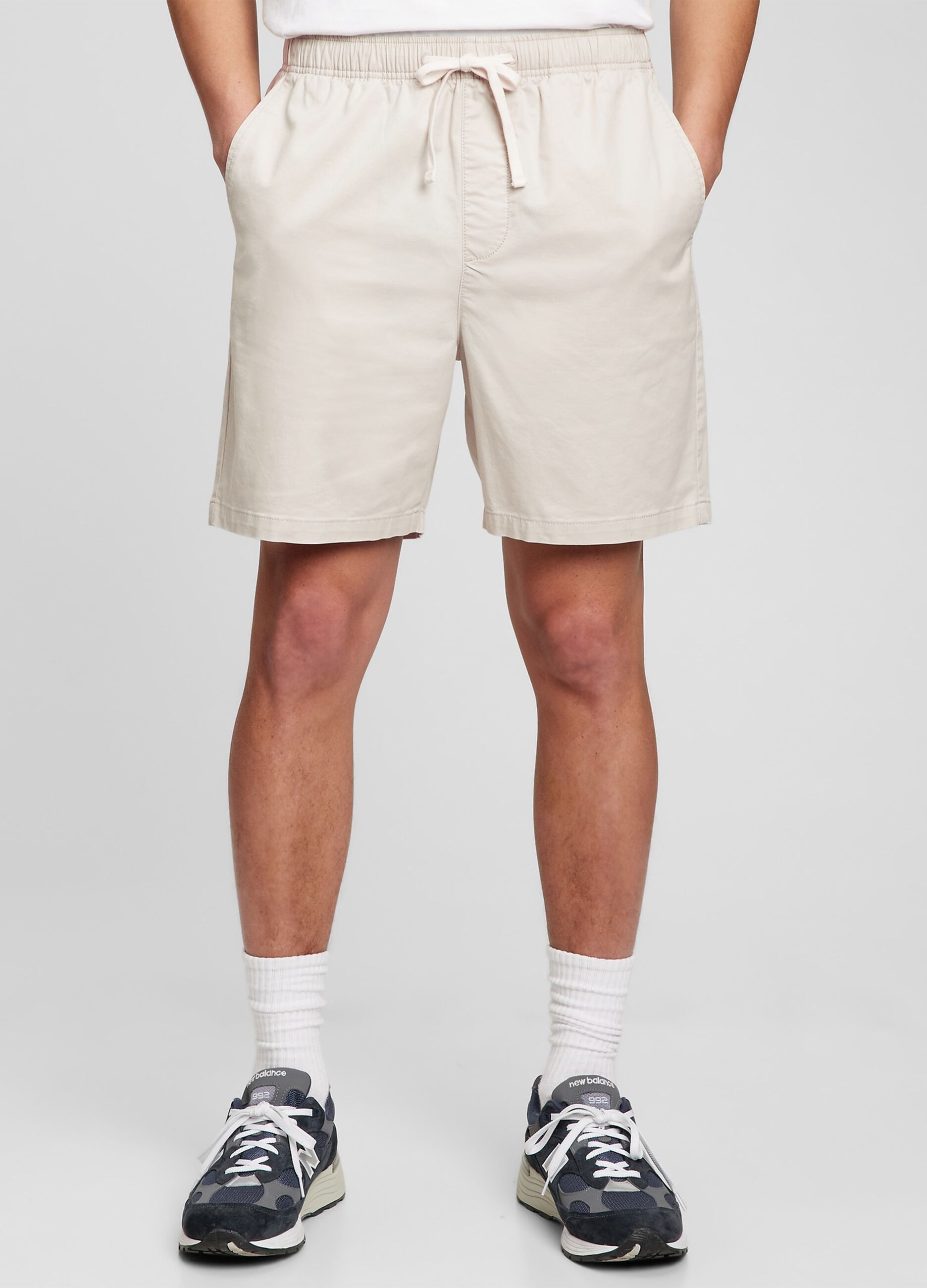 Bermuda jogger in cotone stretch