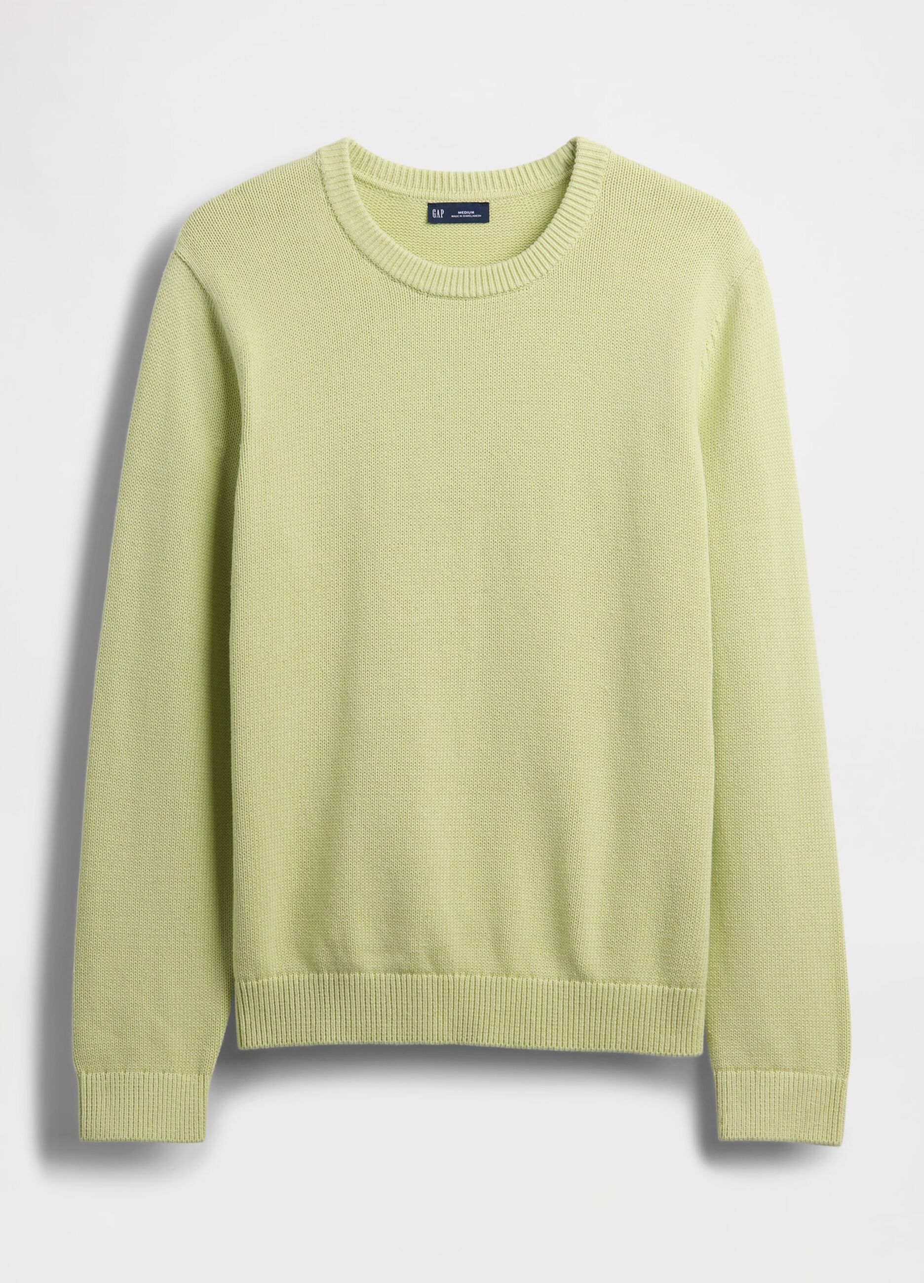 Pullover verde in cotone_4