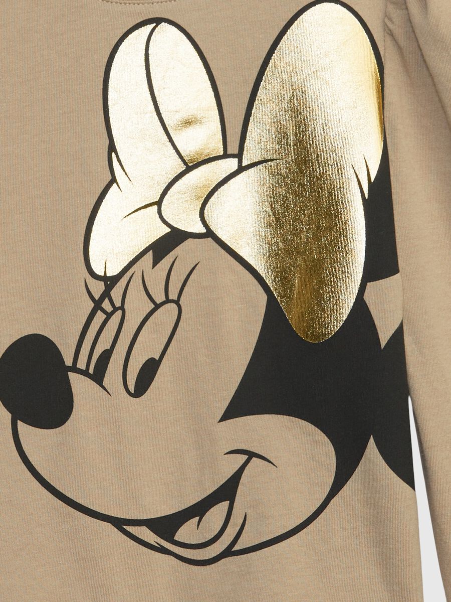 Organic cotton T-shirt with Disney Minnie Mouse print Newborn Boy_2