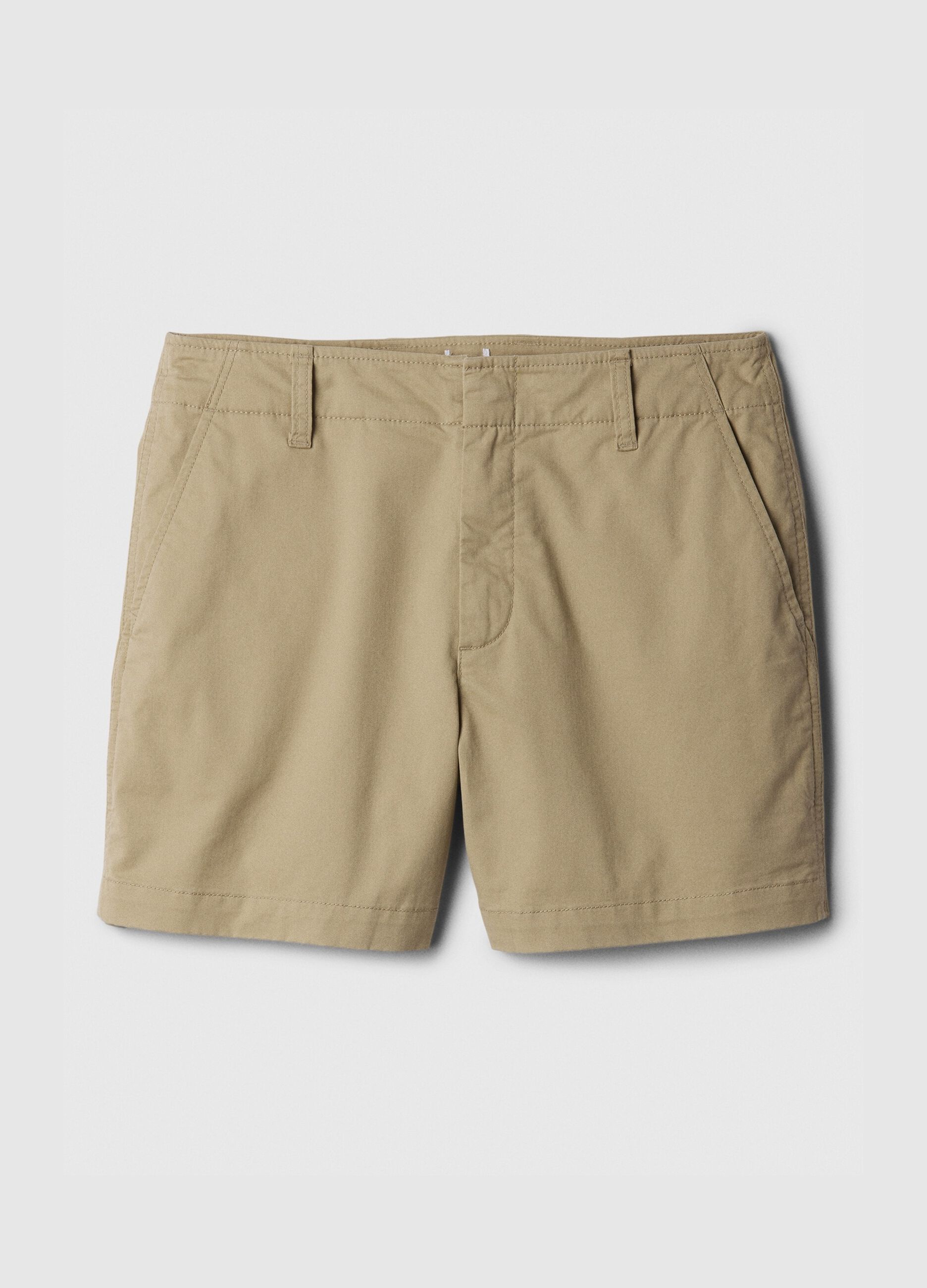 Shorts chino in cotone stretch_4