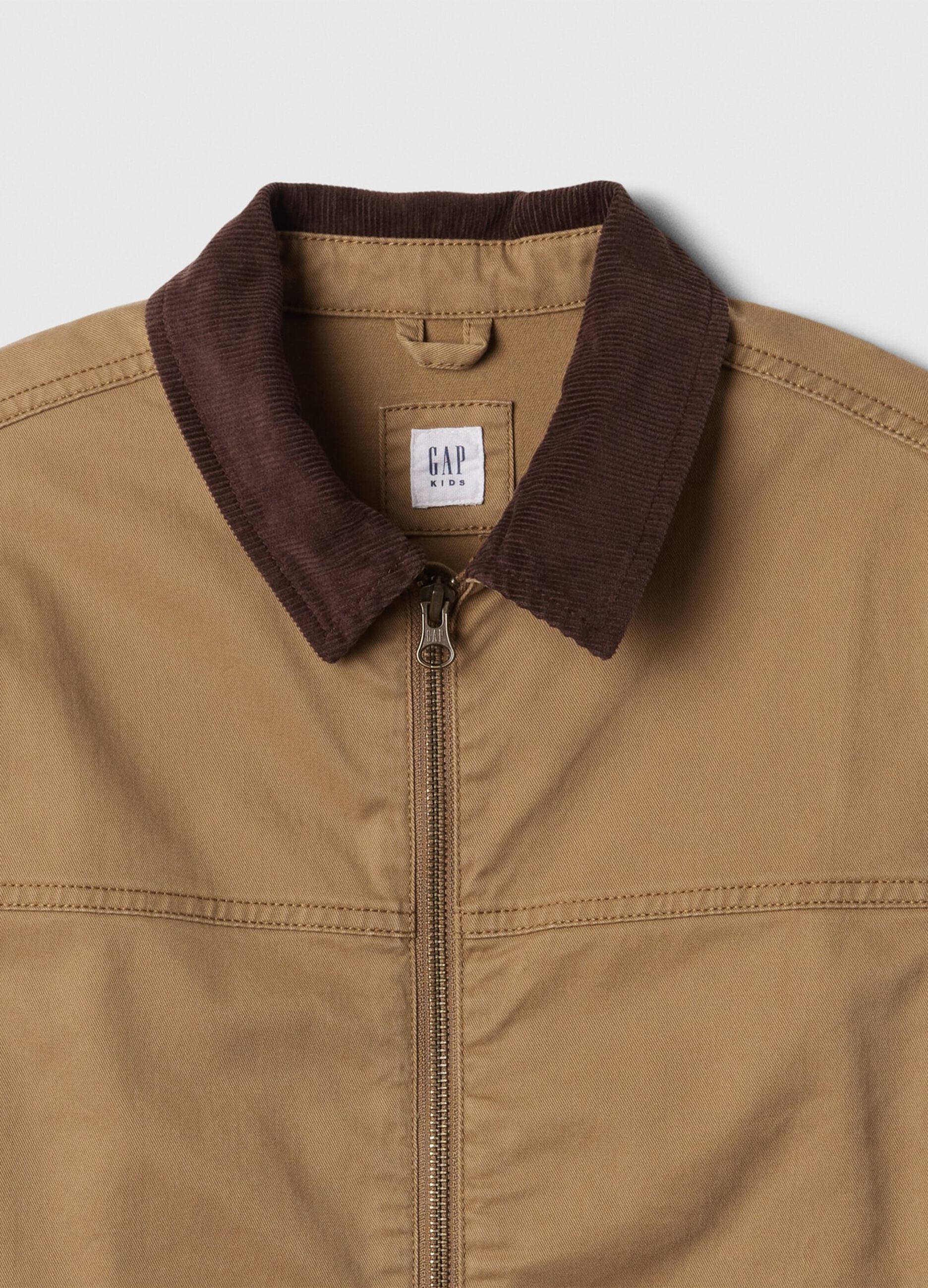 Full-zip shacket with corduroy collar_2
